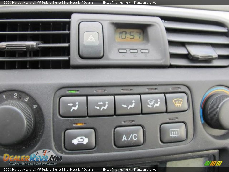 2000 Honda Accord LX V6 Sedan Signet Silver Metallic / Quartz Photo #23