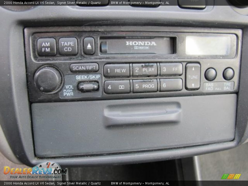 2000 Honda Accord LX V6 Sedan Signet Silver Metallic / Quartz Photo #24