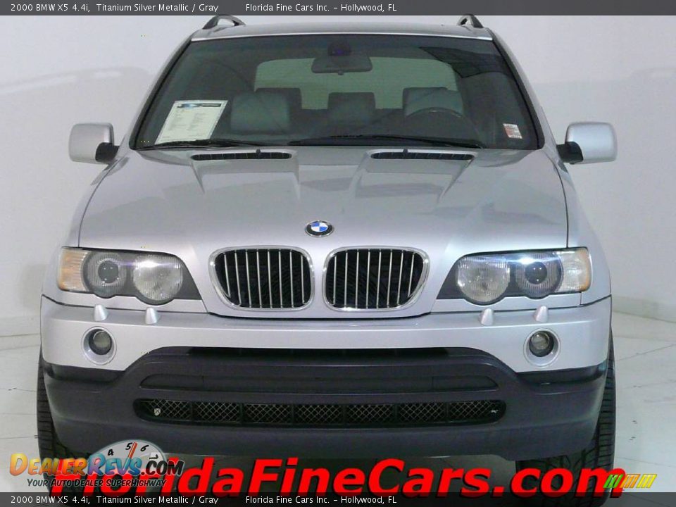 2000 BMW X5 4.4i Titanium Silver Metallic / Gray Photo #7