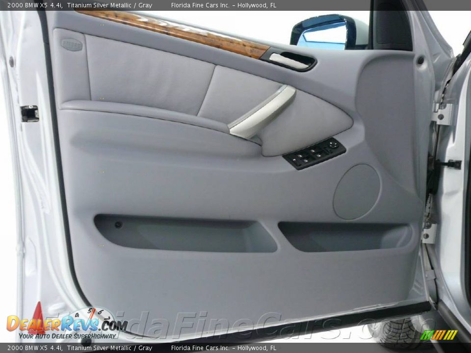 2000 BMW X5 4.4i Titanium Silver Metallic / Gray Photo #9
