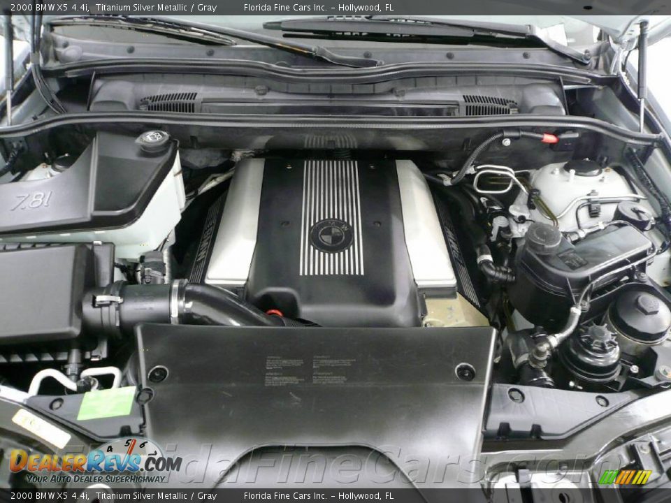 2000 BMW X5 4.4i Titanium Silver Metallic / Gray Photo #10