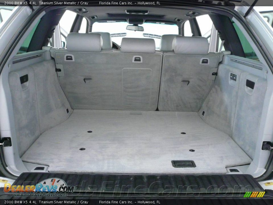 2000 BMW X5 4.4i Titanium Silver Metallic / Gray Photo #11