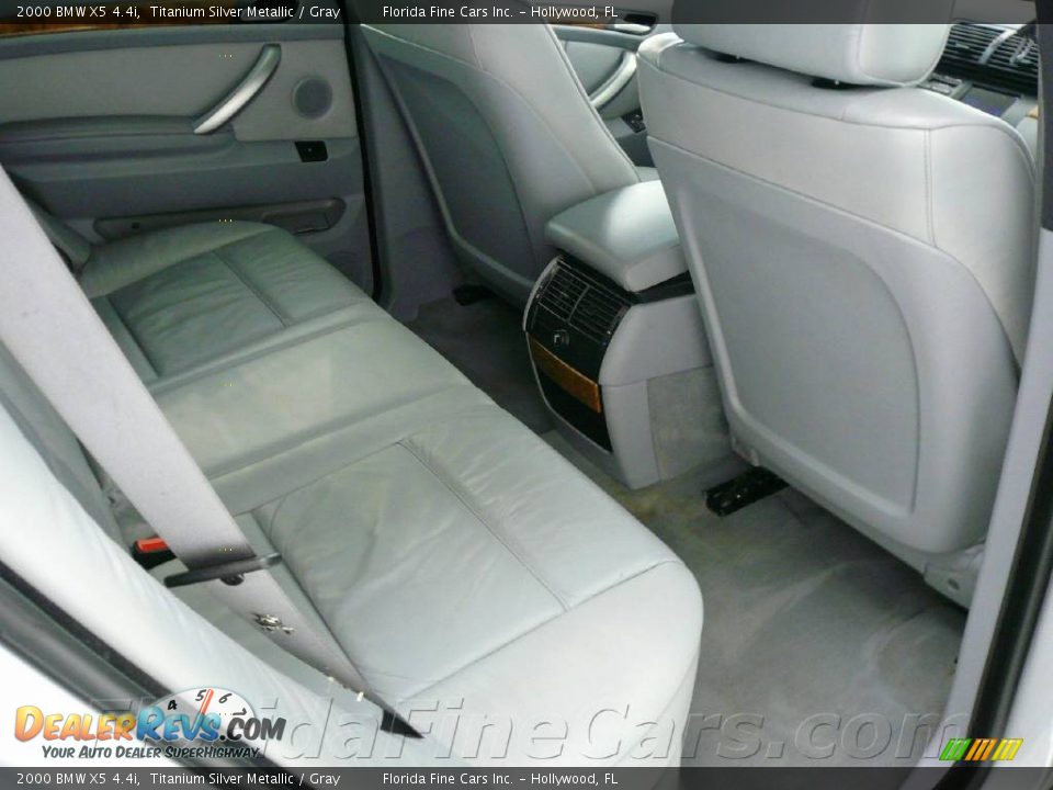 2000 BMW X5 4.4i Titanium Silver Metallic / Gray Photo #14