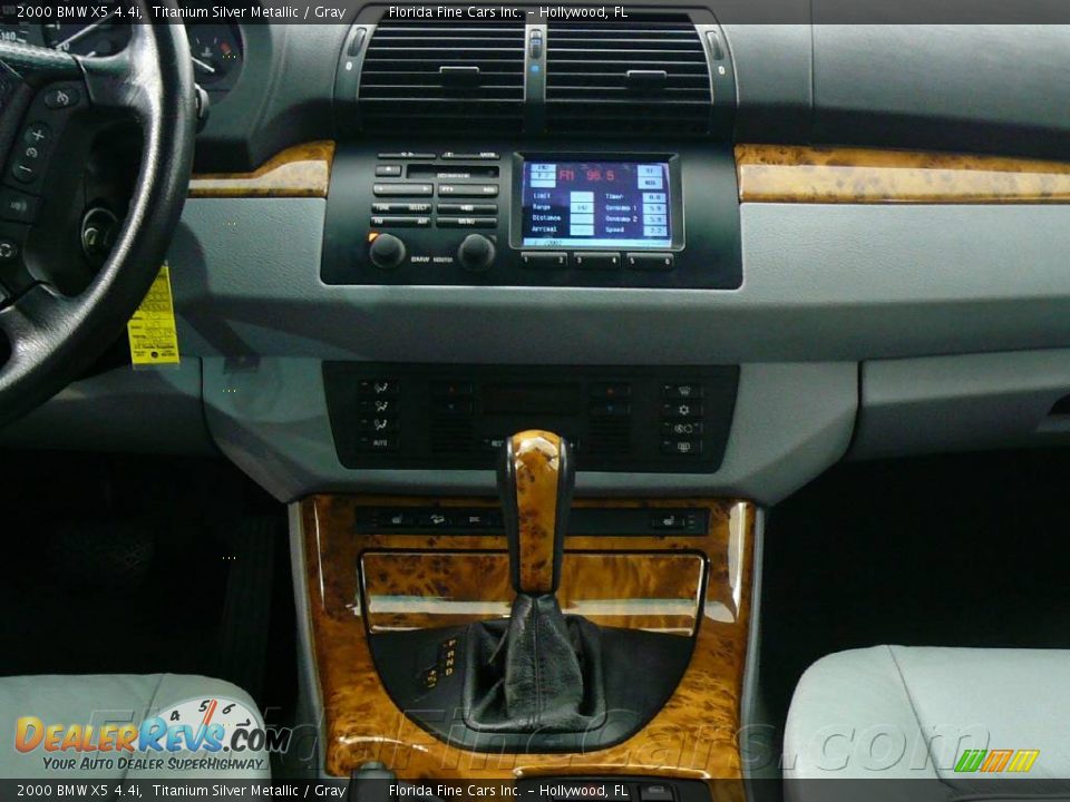 2000 BMW X5 4.4i Titanium Silver Metallic / Gray Photo #17