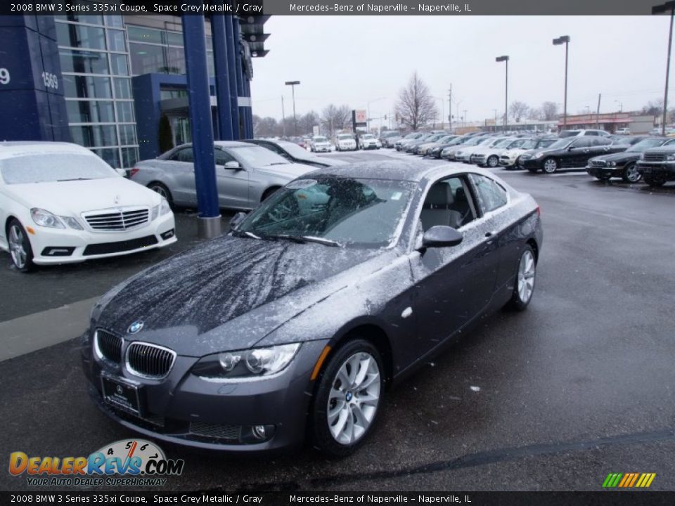 2008 BMW 3 Series 335xi Coupe Space Grey Metallic / Gray Photo #1