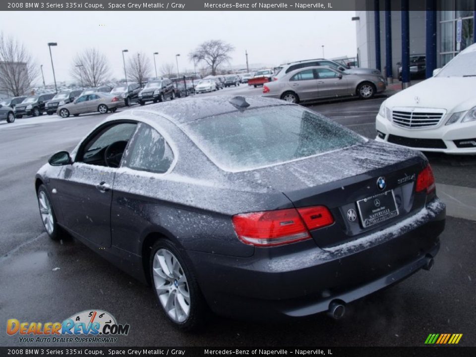 2008 BMW 3 Series 335xi Coupe Space Grey Metallic / Gray Photo #4