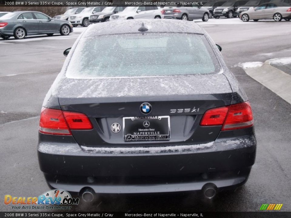 2008 BMW 3 Series 335xi Coupe Space Grey Metallic / Gray Photo #5