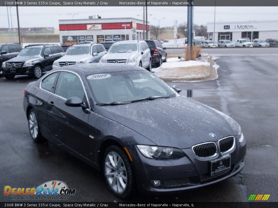 2008 BMW 3 Series 335xi Coupe Space Grey Metallic / Gray Photo #7