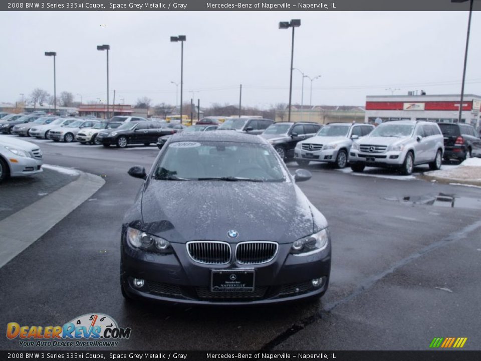 2008 BMW 3 Series 335xi Coupe Space Grey Metallic / Gray Photo #8