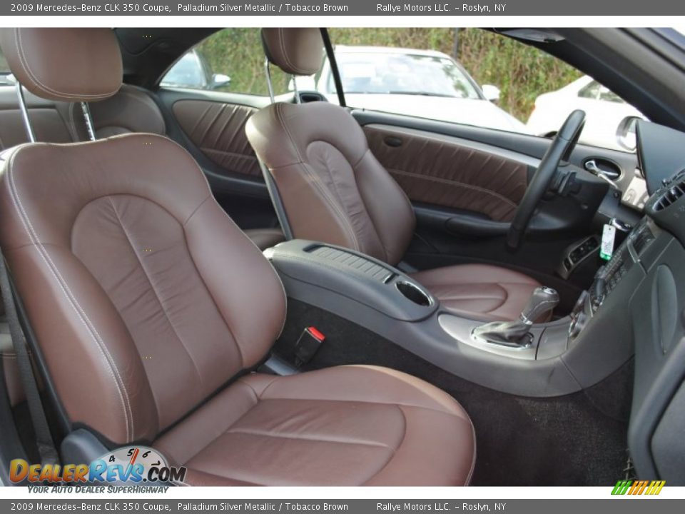 Tobacco Brown Interior - 2009 Mercedes-Benz CLK 350 Coupe Photo #10