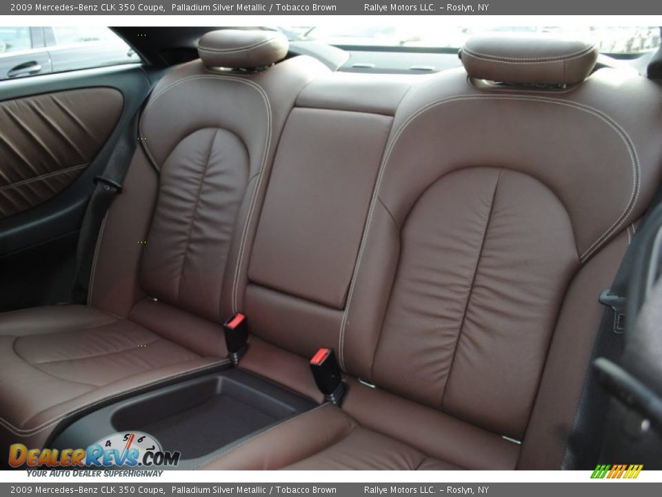 Rear Seat of 2009 Mercedes-Benz CLK 350 Coupe Photo #15