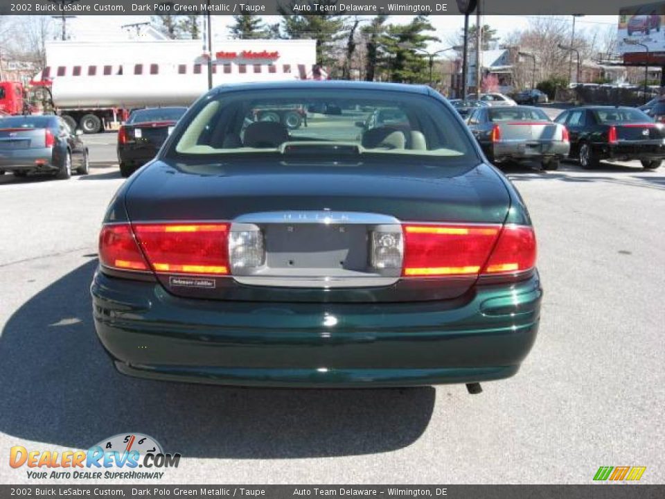 2002 Buick LeSabre Custom Dark Polo Green Metallic / Taupe Photo #3