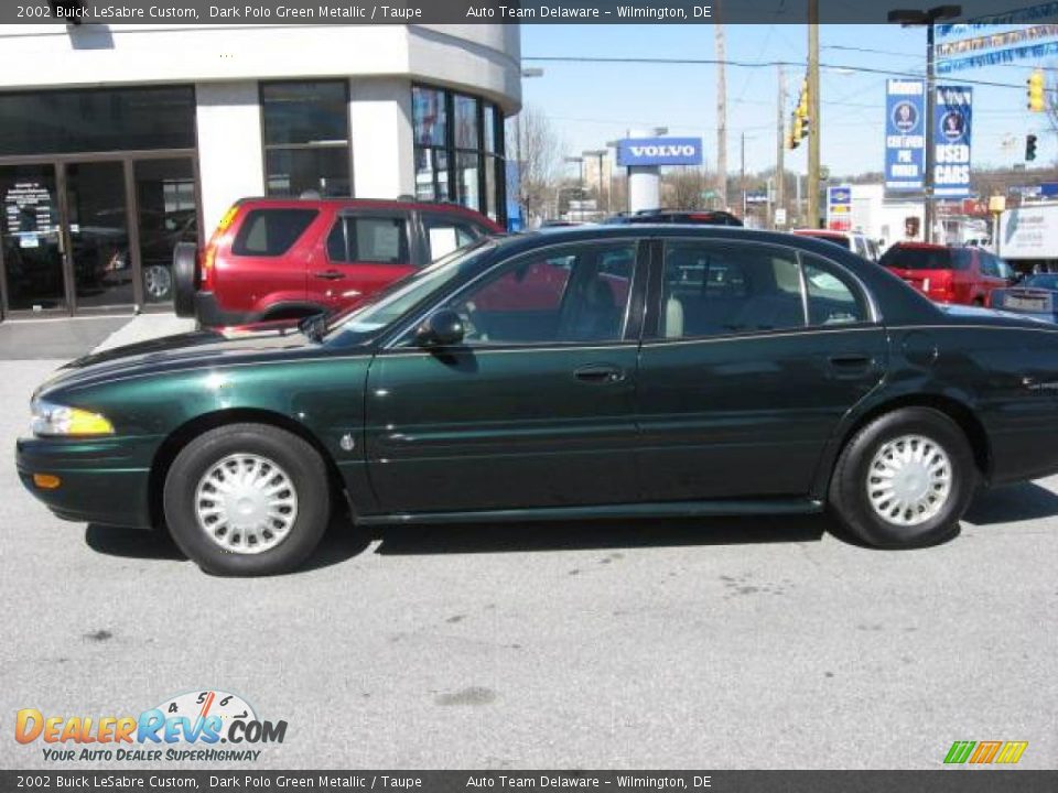 2002 Buick LeSabre Custom Dark Polo Green Metallic / Taupe Photo #5