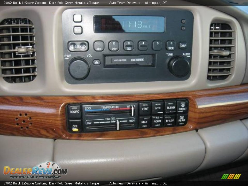 2002 Buick LeSabre Custom Dark Polo Green Metallic / Taupe Photo #14