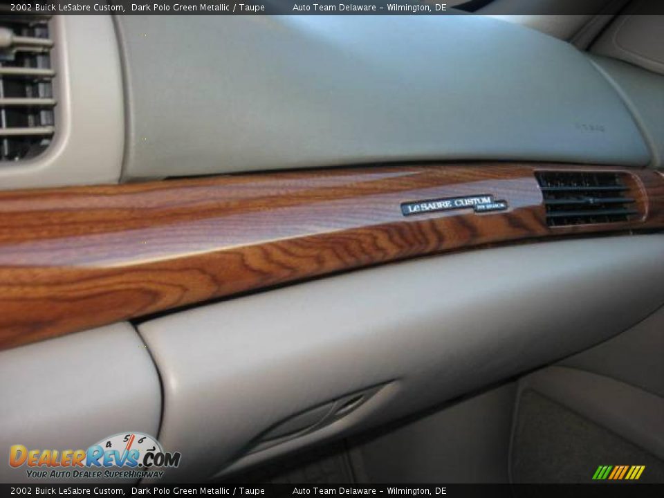2002 Buick LeSabre Custom Dark Polo Green Metallic / Taupe Photo #15