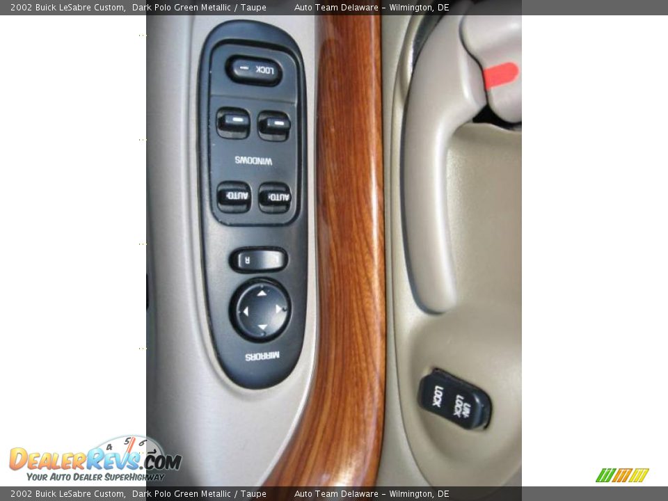 2002 Buick LeSabre Custom Dark Polo Green Metallic / Taupe Photo #17