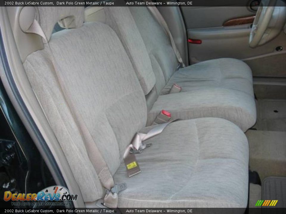 2002 Buick LeSabre Custom Dark Polo Green Metallic / Taupe Photo #23