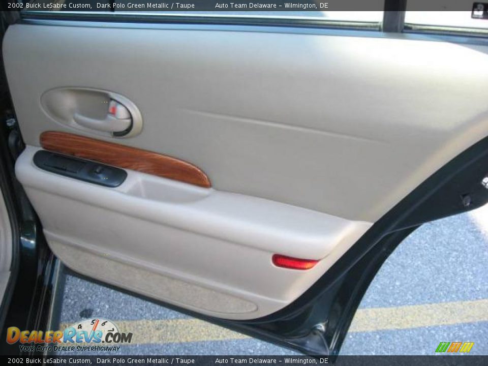 2002 Buick LeSabre Custom Dark Polo Green Metallic / Taupe Photo #25