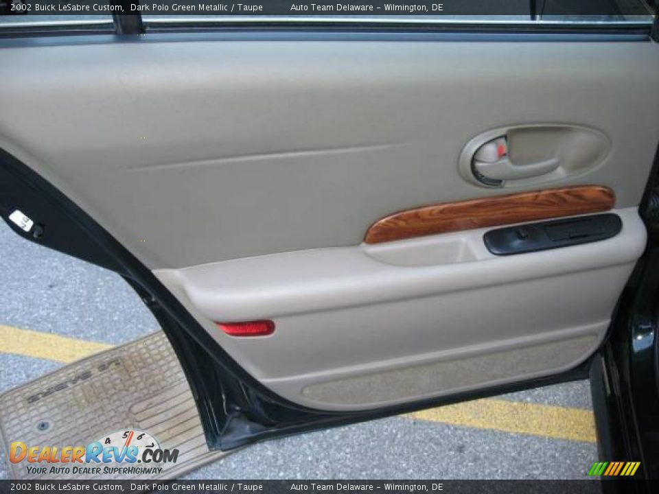 2002 Buick LeSabre Custom Dark Polo Green Metallic / Taupe Photo #26