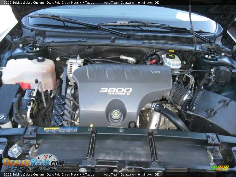2002 Buick LeSabre Custom Dark Polo Green Metallic / Taupe Photo #31