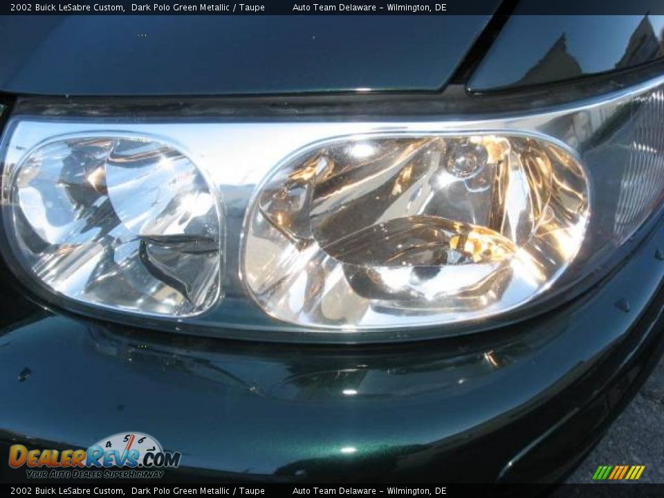 2002 Buick LeSabre Custom Dark Polo Green Metallic / Taupe Photo #34