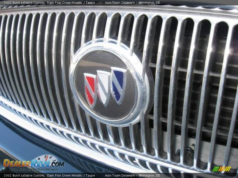 2002 Buick LeSabre Custom Dark Polo Green Metallic / Taupe Photo #35