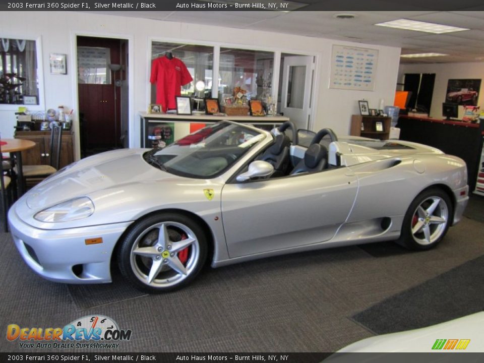 Silver Metallic 2003 Ferrari 360 Spider F1 Photo #2
