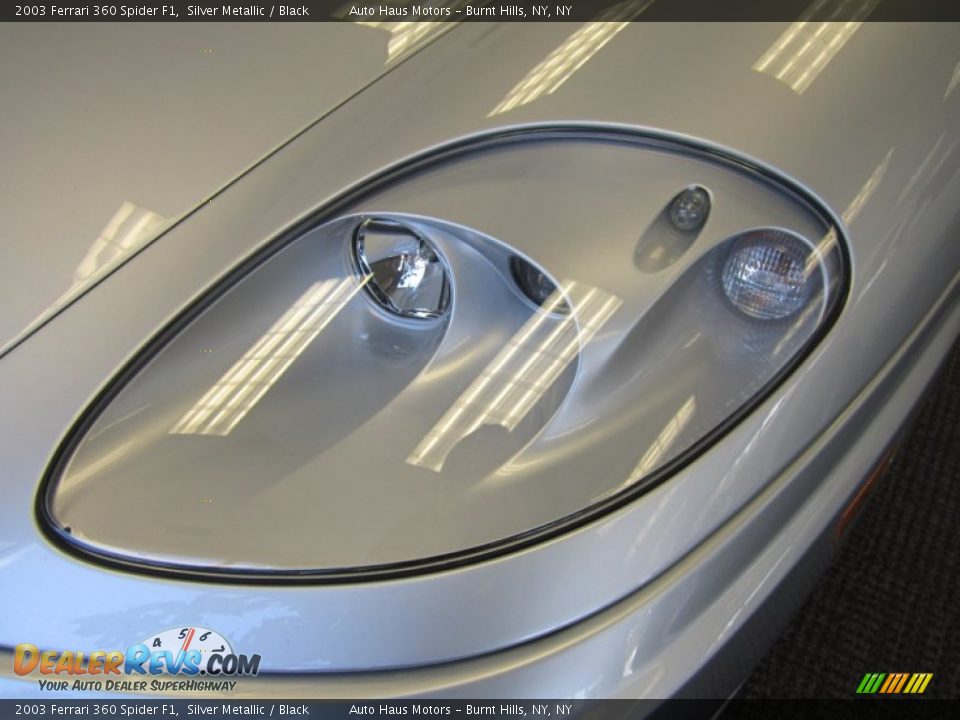 2003 Ferrari 360 Spider F1 Silver Metallic / Black Photo #6