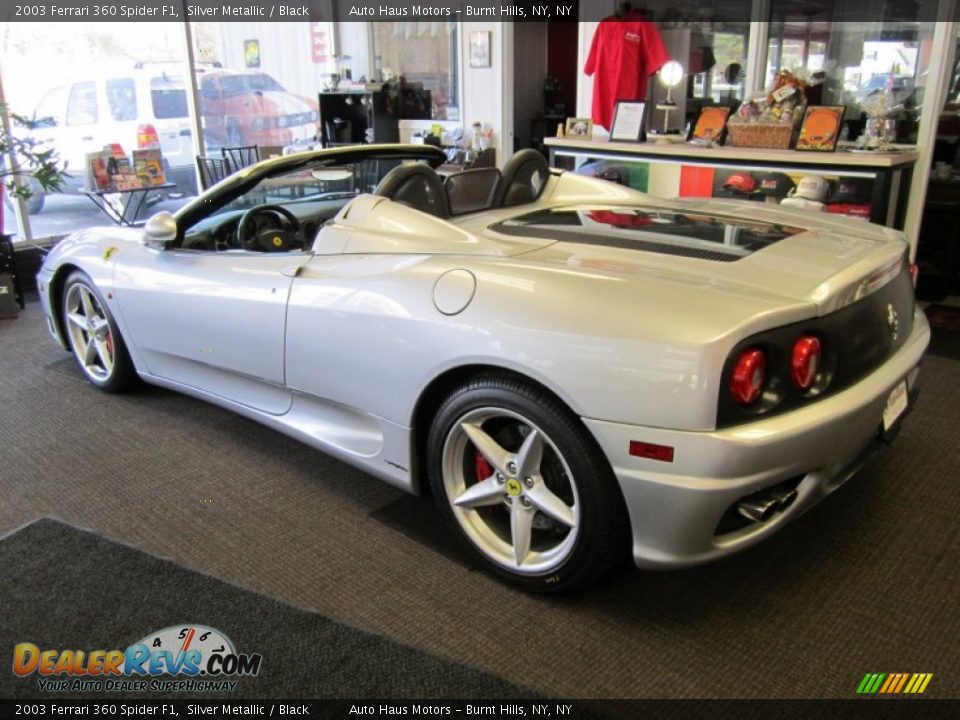 Silver Metallic 2003 Ferrari 360 Spider F1 Photo #7