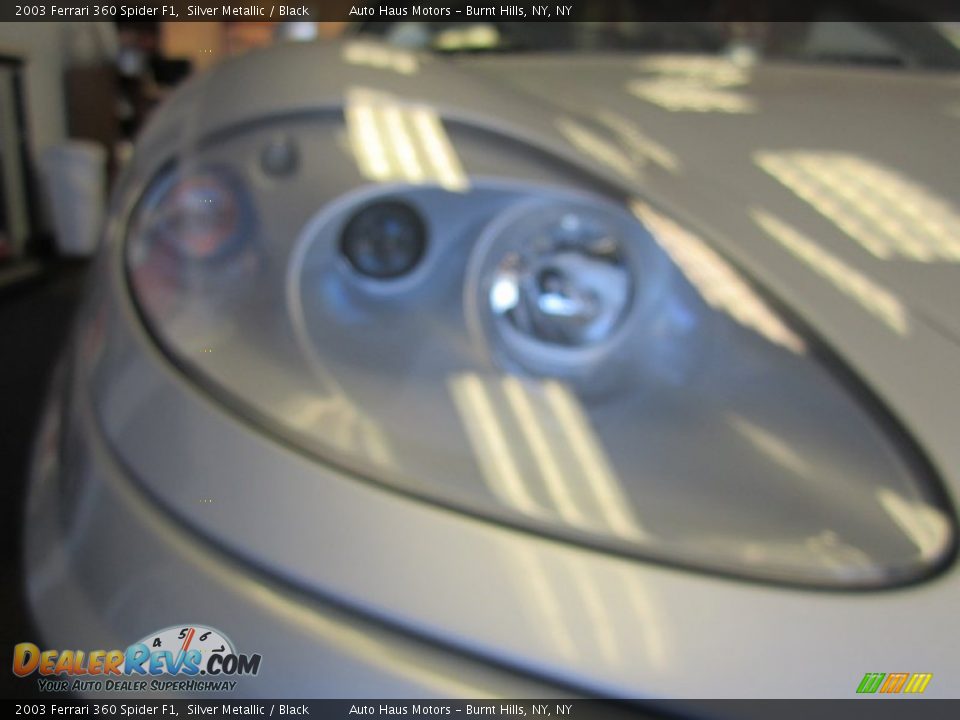 2003 Ferrari 360 Spider F1 Silver Metallic / Black Photo #26