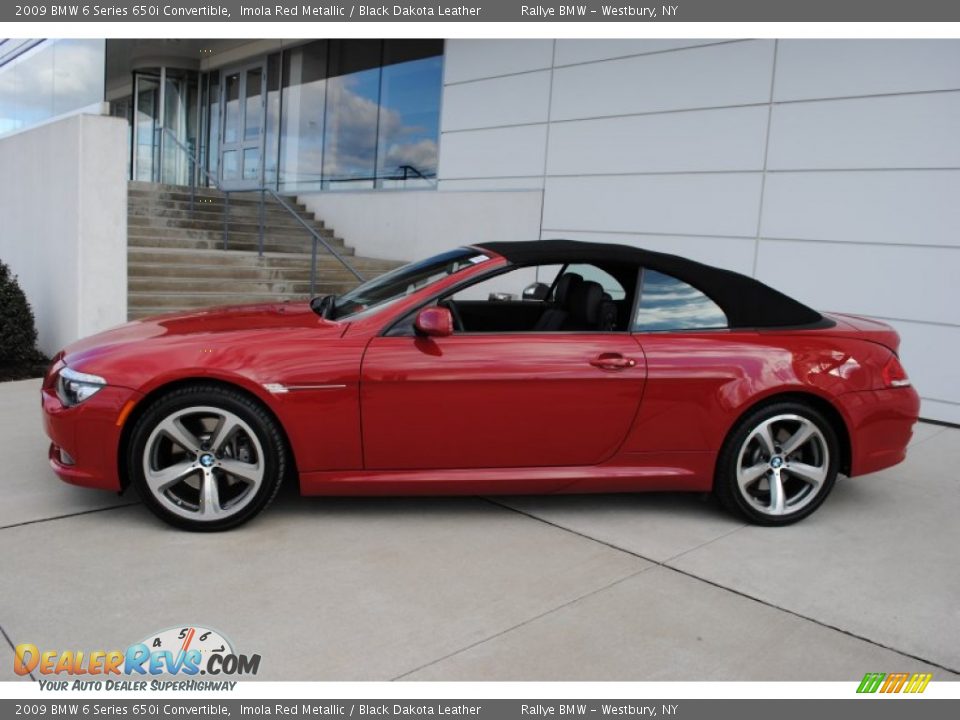 Imola Red Metallic 2009 BMW 6 Series 650i Convertible Photo #3