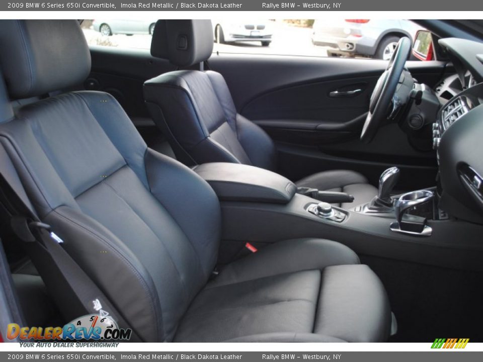 2009 BMW 6 Series 650i Convertible Imola Red Metallic / Black Dakota Leather Photo #10