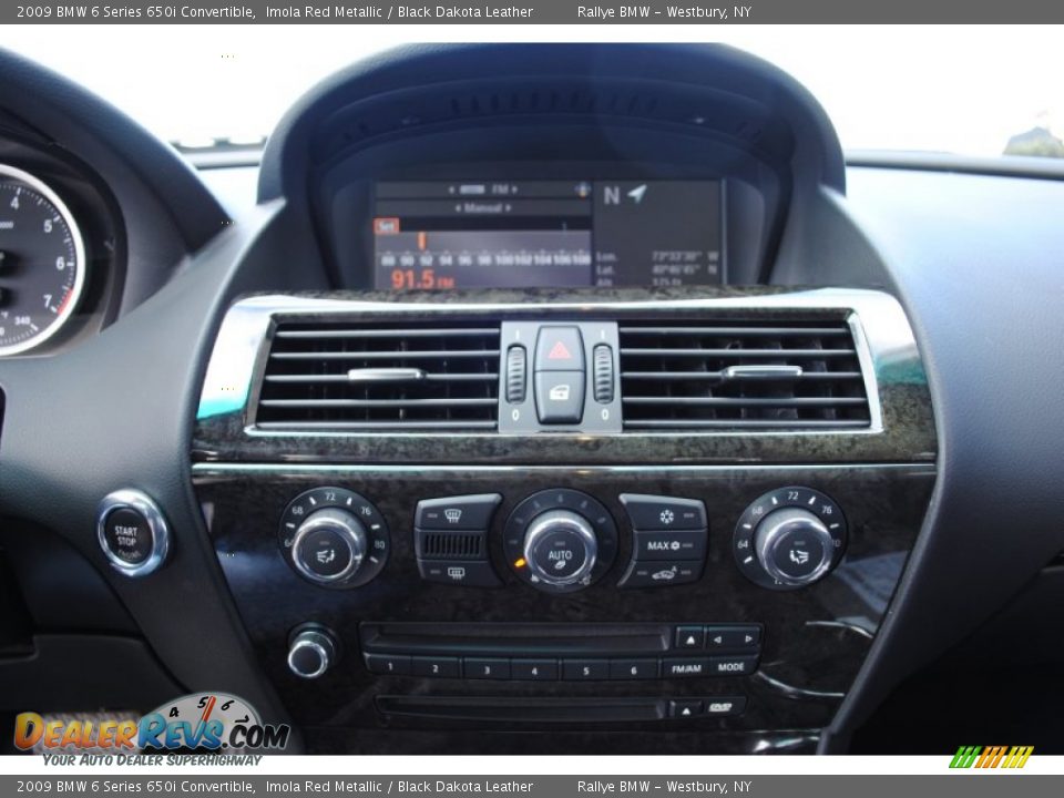 Controls of 2009 BMW 6 Series 650i Convertible Photo #13