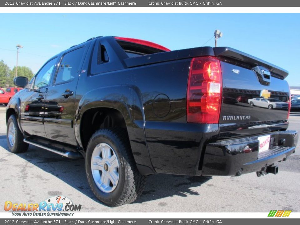 2012 Chevrolet Avalanche Z71 Black / Dark Cashmere/Light Cashmere Photo #5