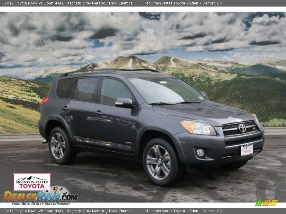 2012 Toyota RAV4 V6 Sport 4WD Magnetic Gray Metallic / Dark Charcoal Photo #1