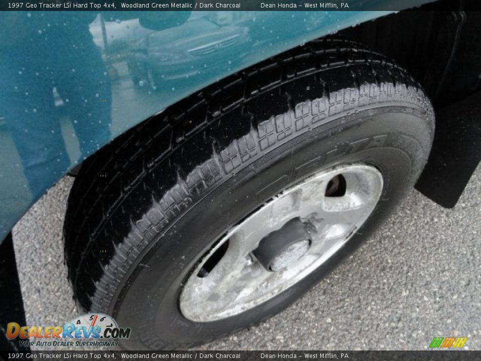 1997 Geo Tracker LSi Hard Top 4x4 Woodland Green Metallic / Dark Charcoal Photo #9