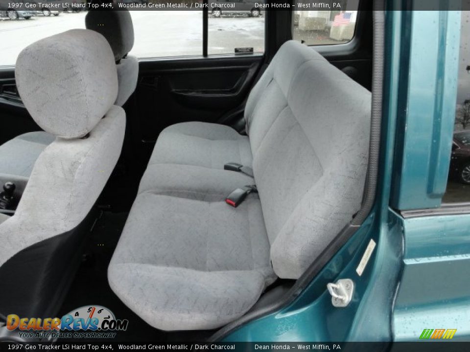 1997 Geo Tracker LSi Hard Top 4x4 Woodland Green Metallic / Dark Charcoal Photo #11