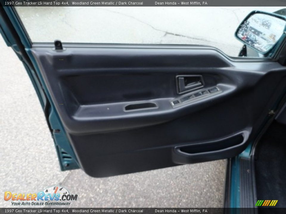 1997 Geo Tracker LSi Hard Top 4x4 Woodland Green Metallic / Dark Charcoal Photo #14