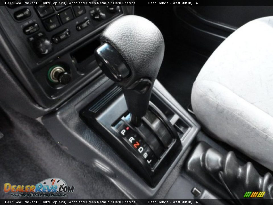 1997 Geo Tracker LSi Hard Top 4x4 Woodland Green Metallic / Dark Charcoal Photo #16
