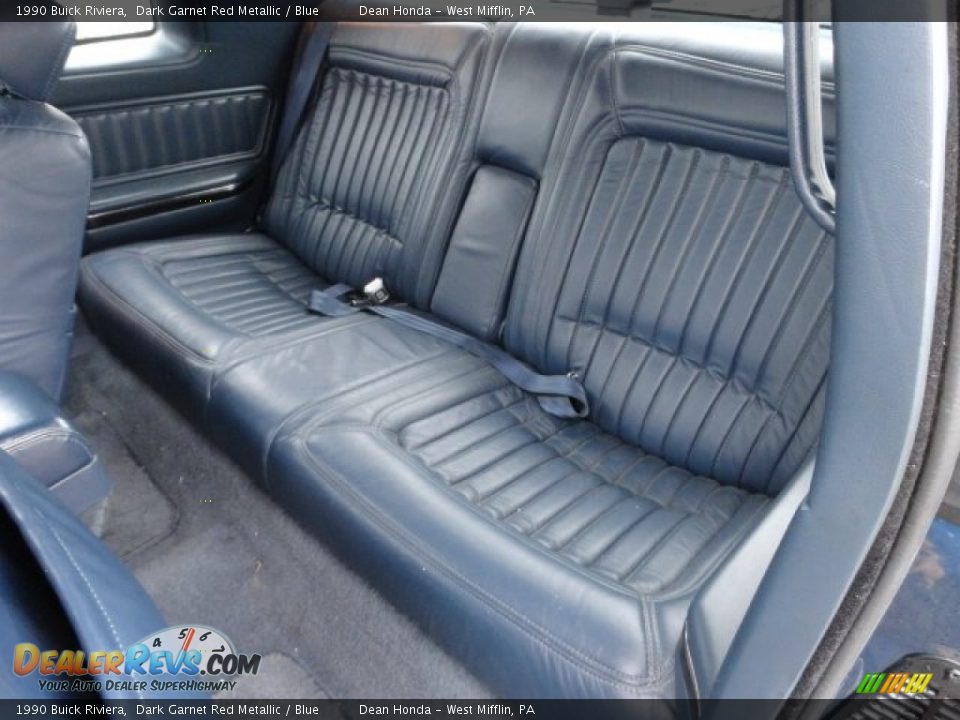 Blue Interior - 1990 Buick Riviera  Photo #11