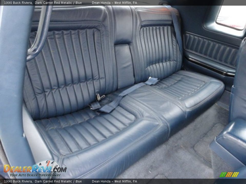 Blue Interior - 1990 Buick Riviera  Photo #17