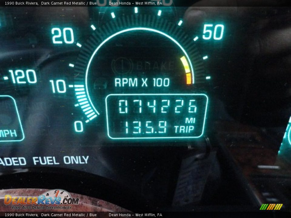 1990 Buick Riviera  Gauges Photo #19