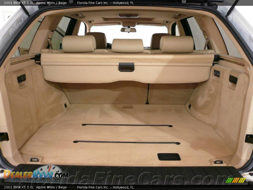 2001 BMW X5 3.0i Alpine White / Beige Photo #11