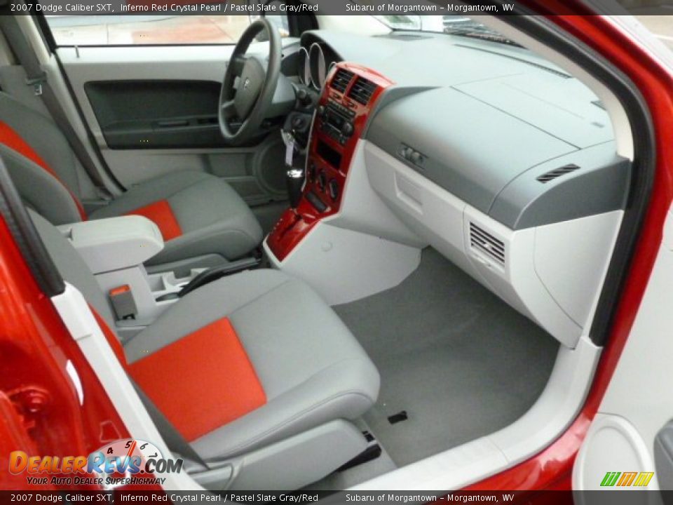 Pastel Slate Gray/Red Interior - 2007 Dodge Caliber SXT Photo #3