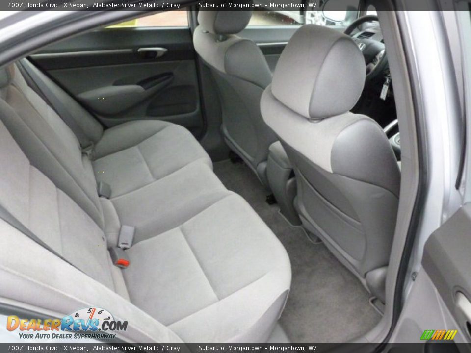 Rear Seat of 2007 Honda Civic EX Sedan Photo #6