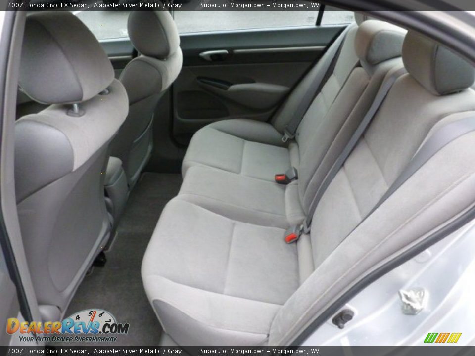 Rear Seat of 2007 Honda Civic EX Sedan Photo #14