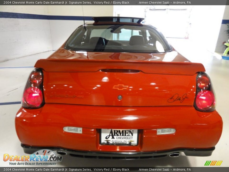 2004 Chevrolet Monte Carlo Dale Earnhardt Jr. Signature Series Victory Red / Ebony Black Photo #9