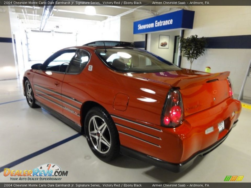 2004 Chevrolet Monte Carlo Dale Earnhardt Jr. Signature Series Victory Red / Ebony Black Photo #10