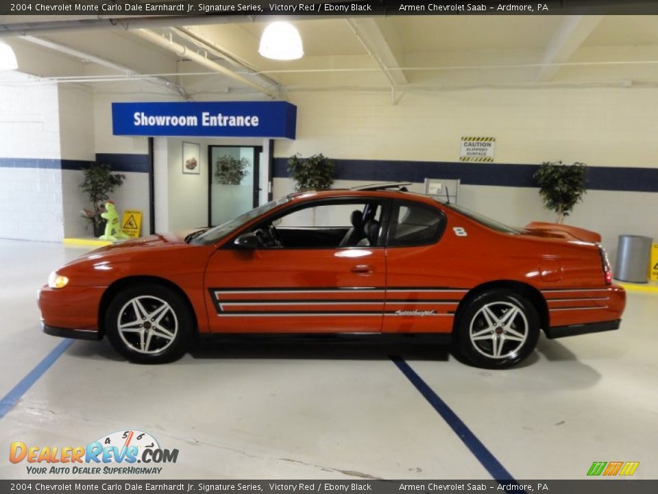 2004 Chevrolet Monte Carlo Dale Earnhardt Jr. Signature Series Victory Red / Ebony Black Photo #11