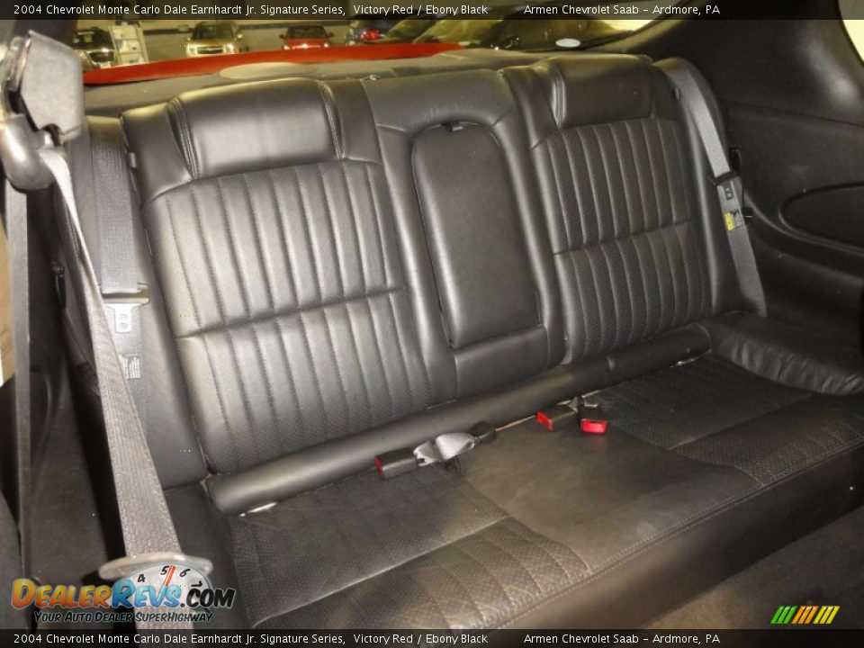 Rear Seat of 2004 Chevrolet Monte Carlo Dale Earnhardt Jr. Signature Series Photo #22